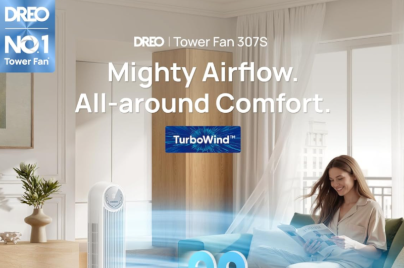 DREO Ventilateur Tour Intelligent Wifi