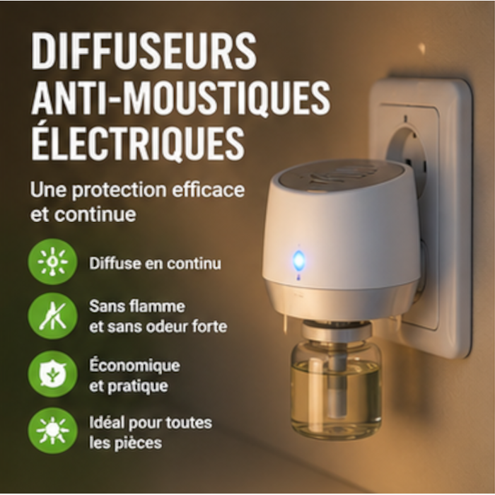 Diffuseurs anti-moustiques électriques