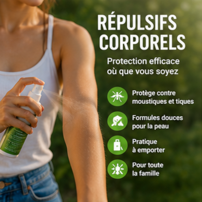Répulsifs corporels