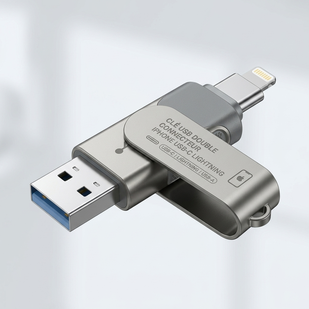 🔌 Clé USB double connecteur