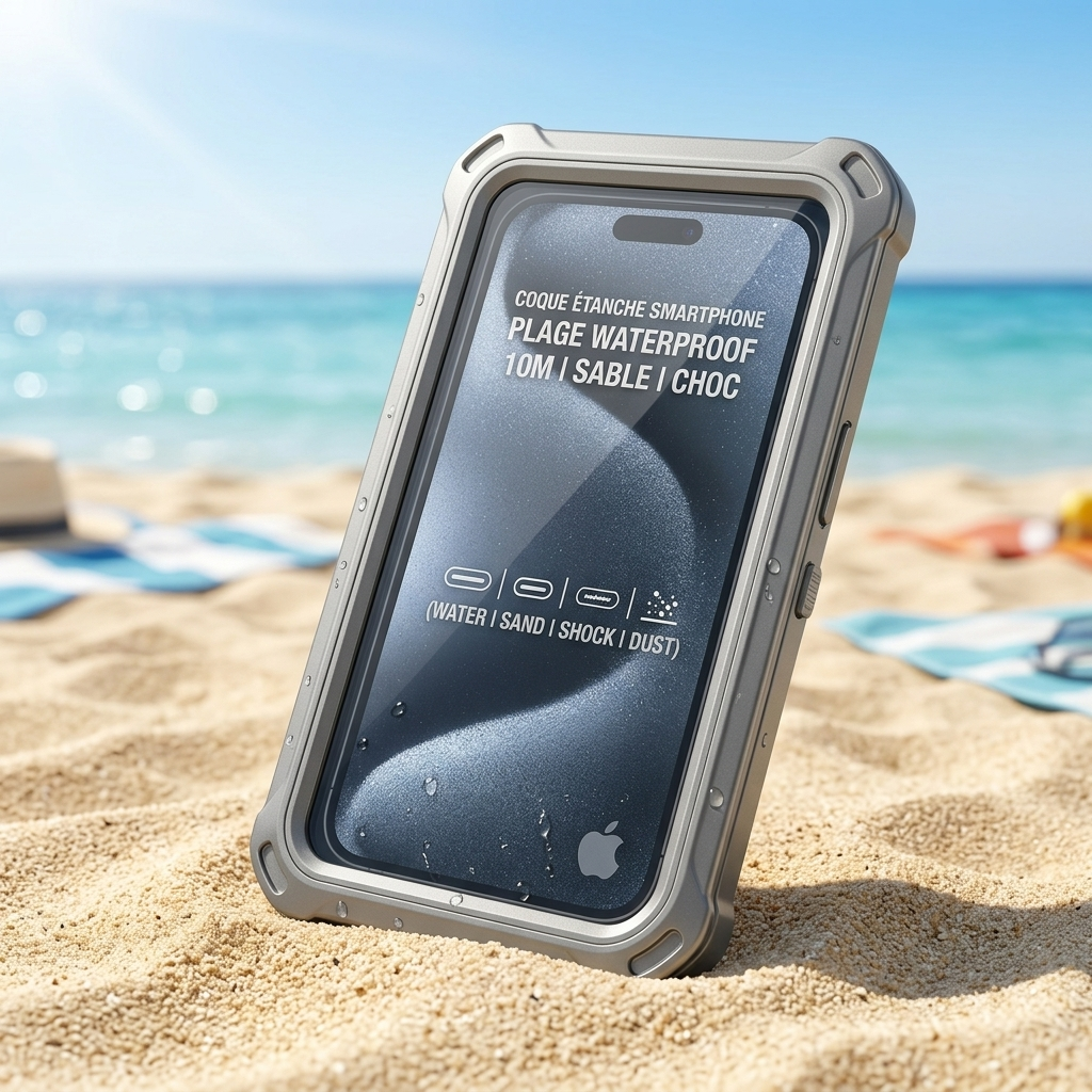 🛡️ Coque smartphone étanche